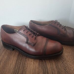 Elegant Brown Leather Derbys